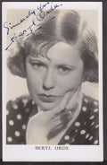 Beryl Orde Hand On Chin Vintage A4 Photo Print