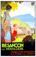 Besancon Advert A4 Photo Print
