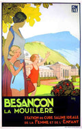 Besancon Vintage Advert A4 Photo Print