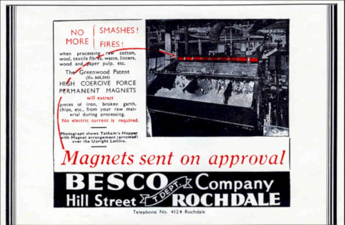 Besco Magnets Hopper Vintage Retro Advert Poster A4 Photo Print