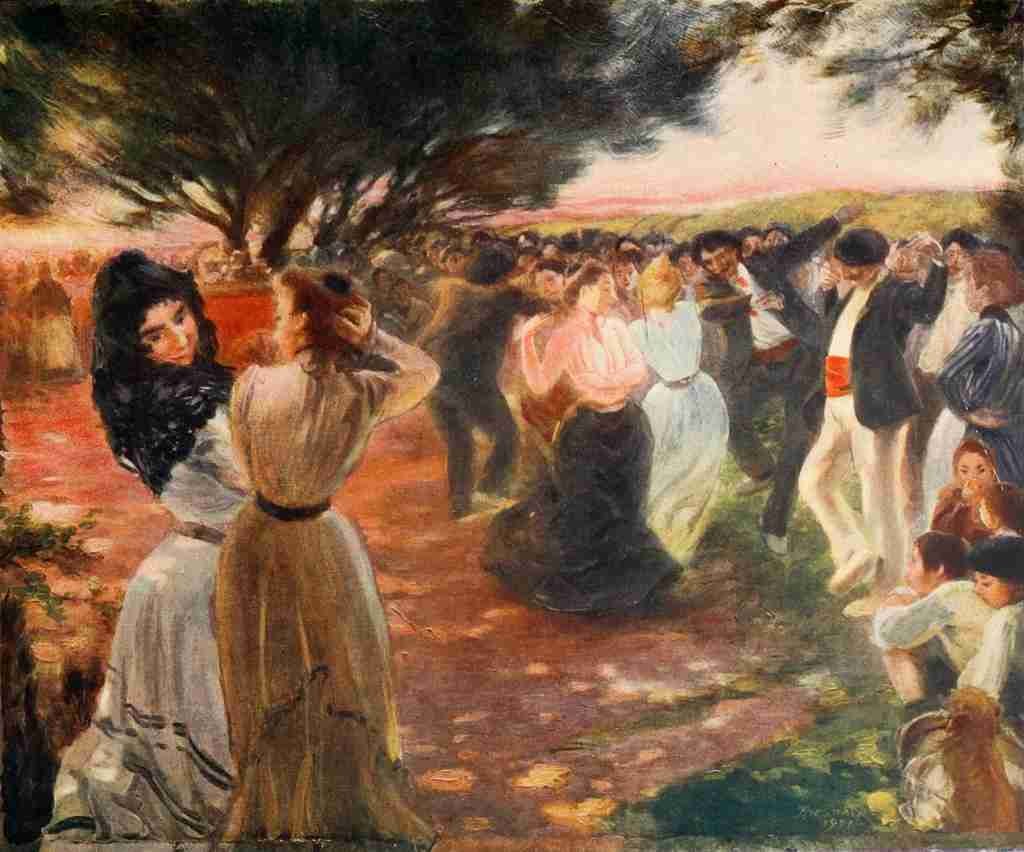 Besnard Albert 1906 Danse Basque A4 Photo Print