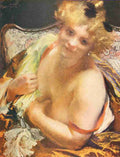 Besnard Albert 1906 Etude de Femme A4 Photo Print