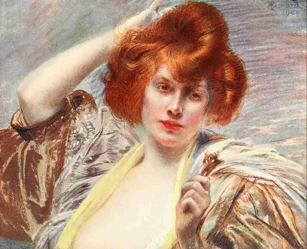Besnard Albert 1906 Malvina A4 Photo Print