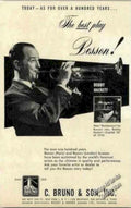 Besson Hackett Trumpet Vintage Retro Advert Ads A4 Photo Print