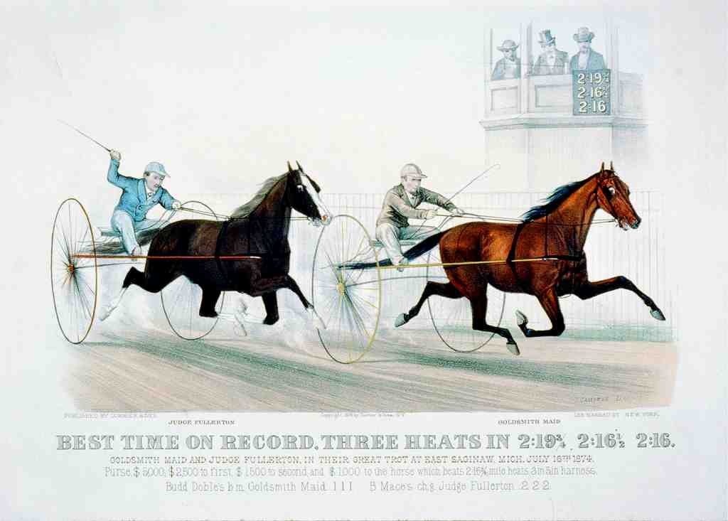 Best Time Horse 001 Vintage A4 Photo Print