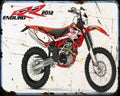 Beta 450Rr 11 A4 Photo Print Motorbike Vintage Aged