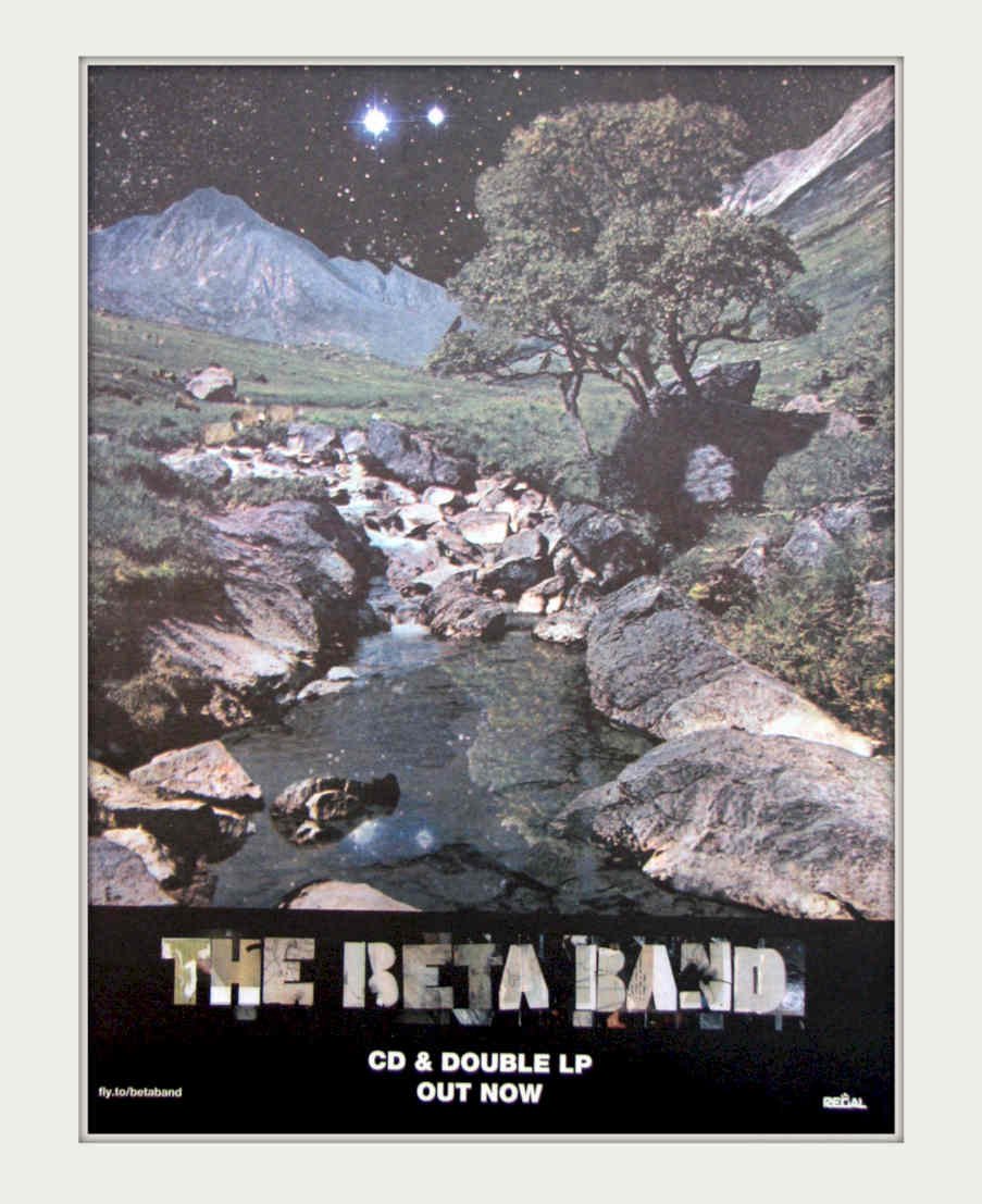 Beta Band Cd Vintage Retro Advert Poster A4 Photo Print
