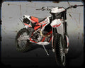 Beta Rr450 Enduro 10 02 Motorbike Vintage Aged A4 Photo Print