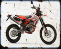 Beta Rs 350 12 Motorbike Vintage Aged A4 Photo Print