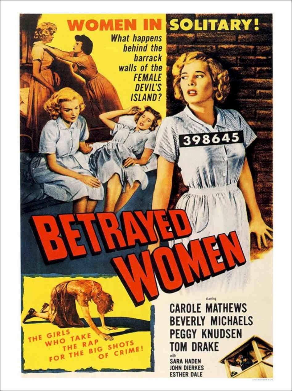 Betrayed Women Movie Poster Vintage Retro Advert Poster A4 Photo Print