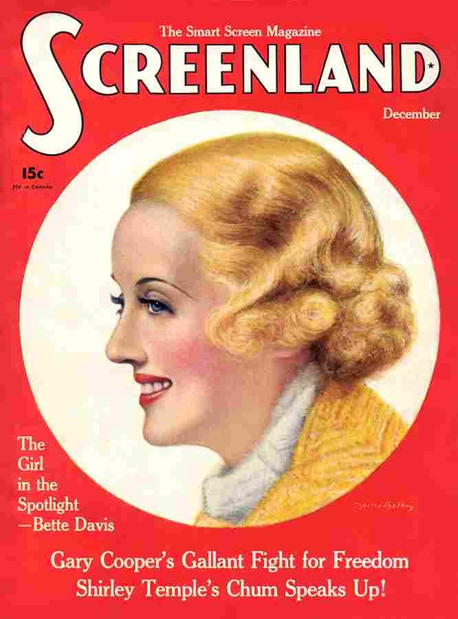 Bette Davis Screenland 1 film star poster A4 Photo Print