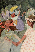 Betts Ethel Franklin Children 1920 Fairy children A4 Photo Print