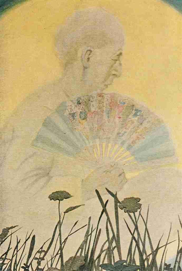 Betts Ethel Franklin Children 1920 Japanese fan A4 Photo Print