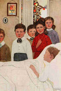 Betts Ethel Franklin Children 1920 Sick A4 Photo Print