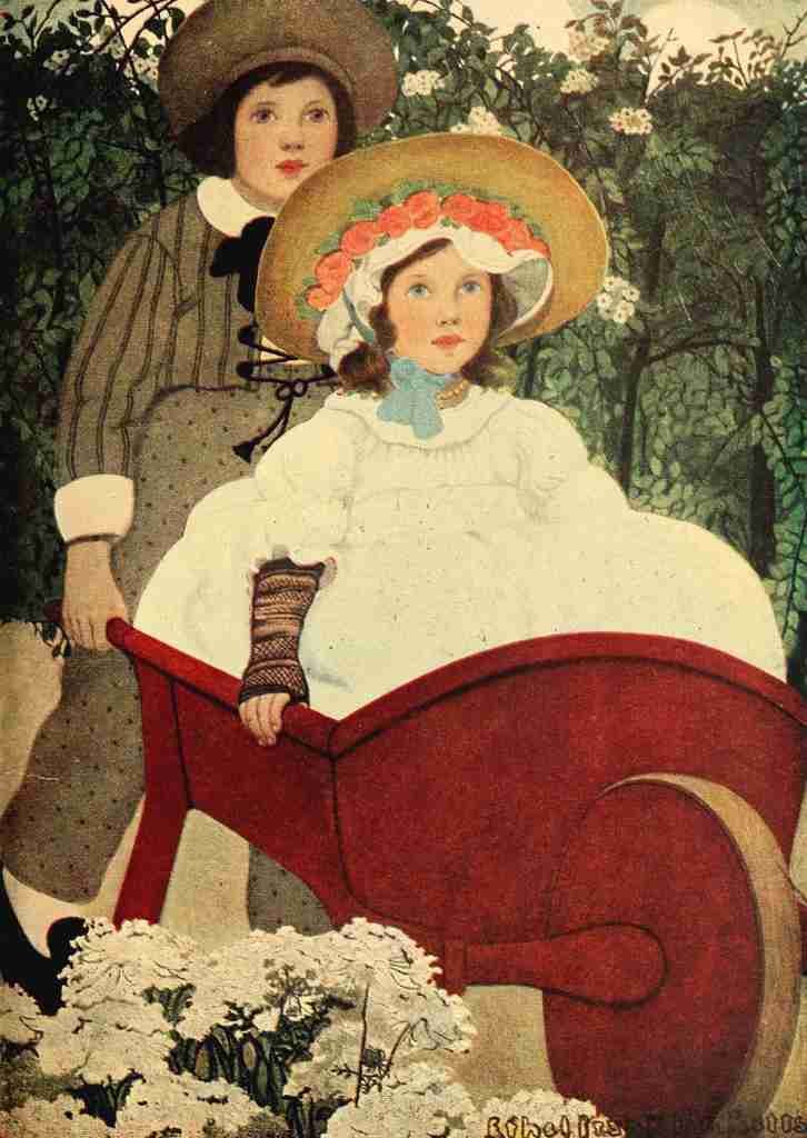 Betts Ethel Franklin Complete Mother Goose 1909 Jack and Jill A4 Photo Print
