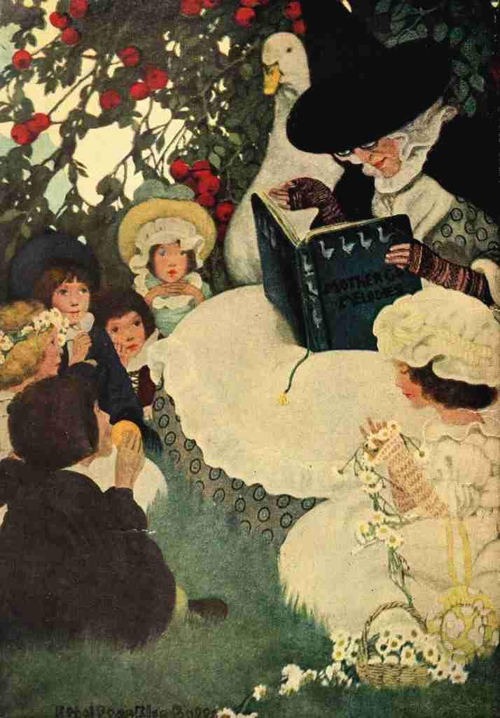 Betts Ethel Franklin Complete Mother Goose 1909 Mother Goose A4 Photo Print