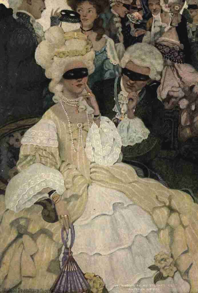 Betts Ethel Franklin Heart of Lady Anne 1905 Masquerade Ball A4 Photo Print