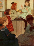 Betts Ethel Franklin Little Princess 1905 Explaining A4 Photo Print