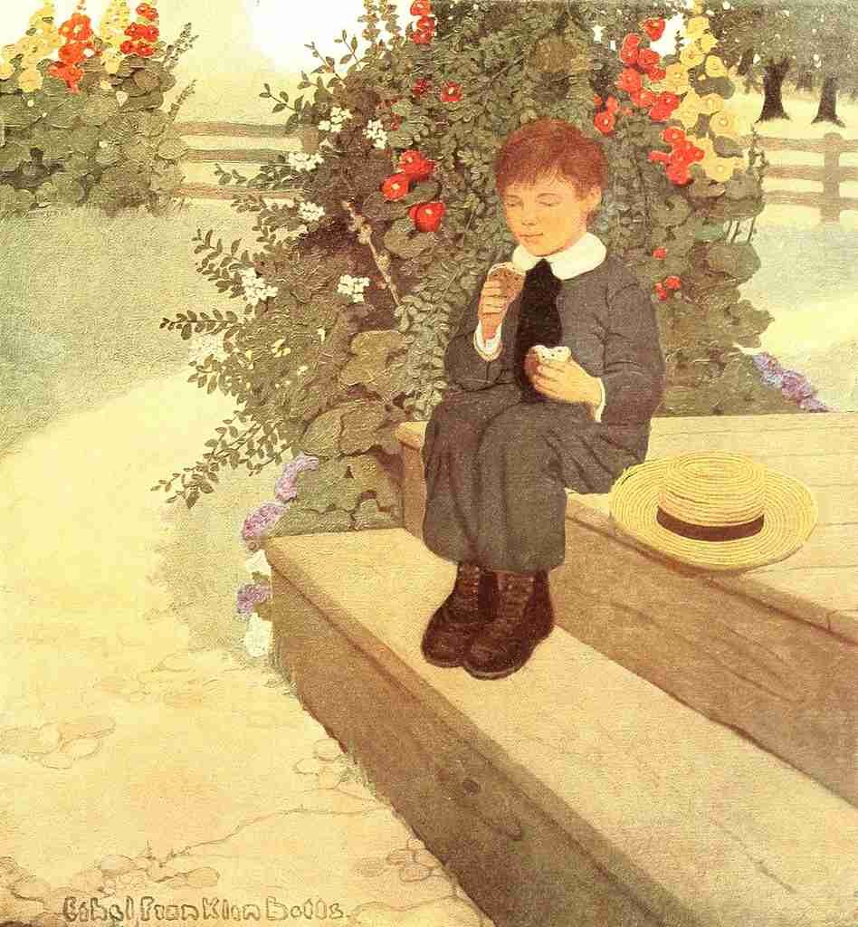 Betts Ethel Franklin Raggedy Man 1907 Current buns A4 Photo Print