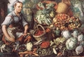 Beuckelaer Joachim Market Woman With Fruit Vegetables And Poultry A4 Photo Print