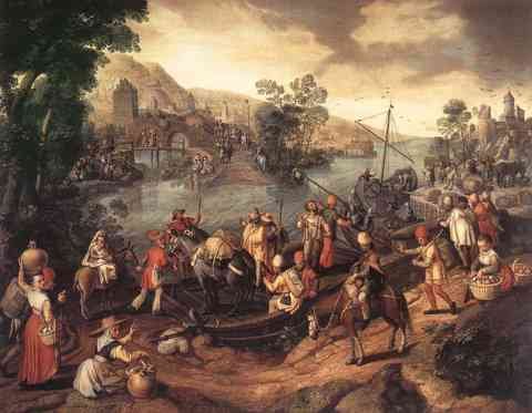 Beuckelaer Joachim The Flight Into Egypt A4 Photo Print