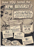 Beverly Peanut Butter Vintage Retro Advert Ads A4 Photo Print