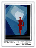 Bevis Sheen Art Deco Fashion Advert 1920s Vintage Retro Advert Poster A4 Photo 