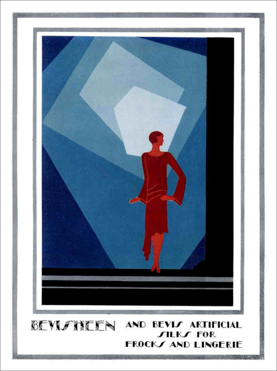 Bevis Sheen Art Deco Fashion Advert 1920s Vintage Retro Advert Poster A4 Photo 