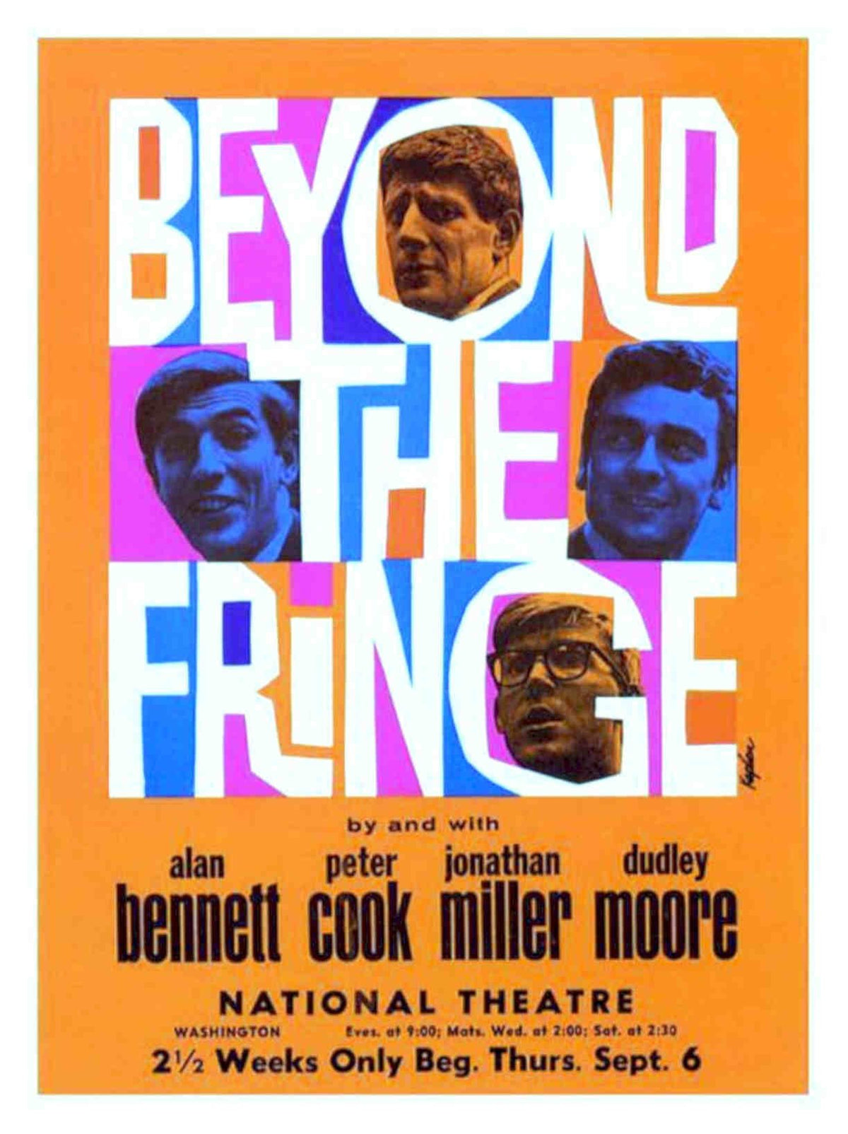 Beyond Fringe Theater Vintage Retro Advert Poster A4 Photo Print
