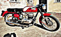 Bianchi 1956 motorbike A4 Photo Print