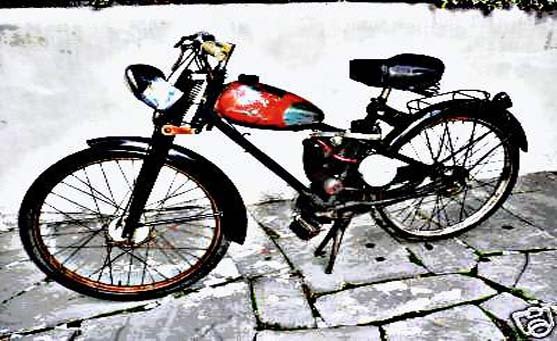 Bianchi Aquilotto 48 motorbike A4 Photo Print