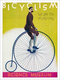Bicyclism The Art Of Wheeling Science Museum Vintage Retro Advert Poster A4 Pho
