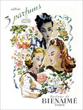 Bienaime Vintage Perfume Advert Vintage Retro Advert Poster A4 Photo Print