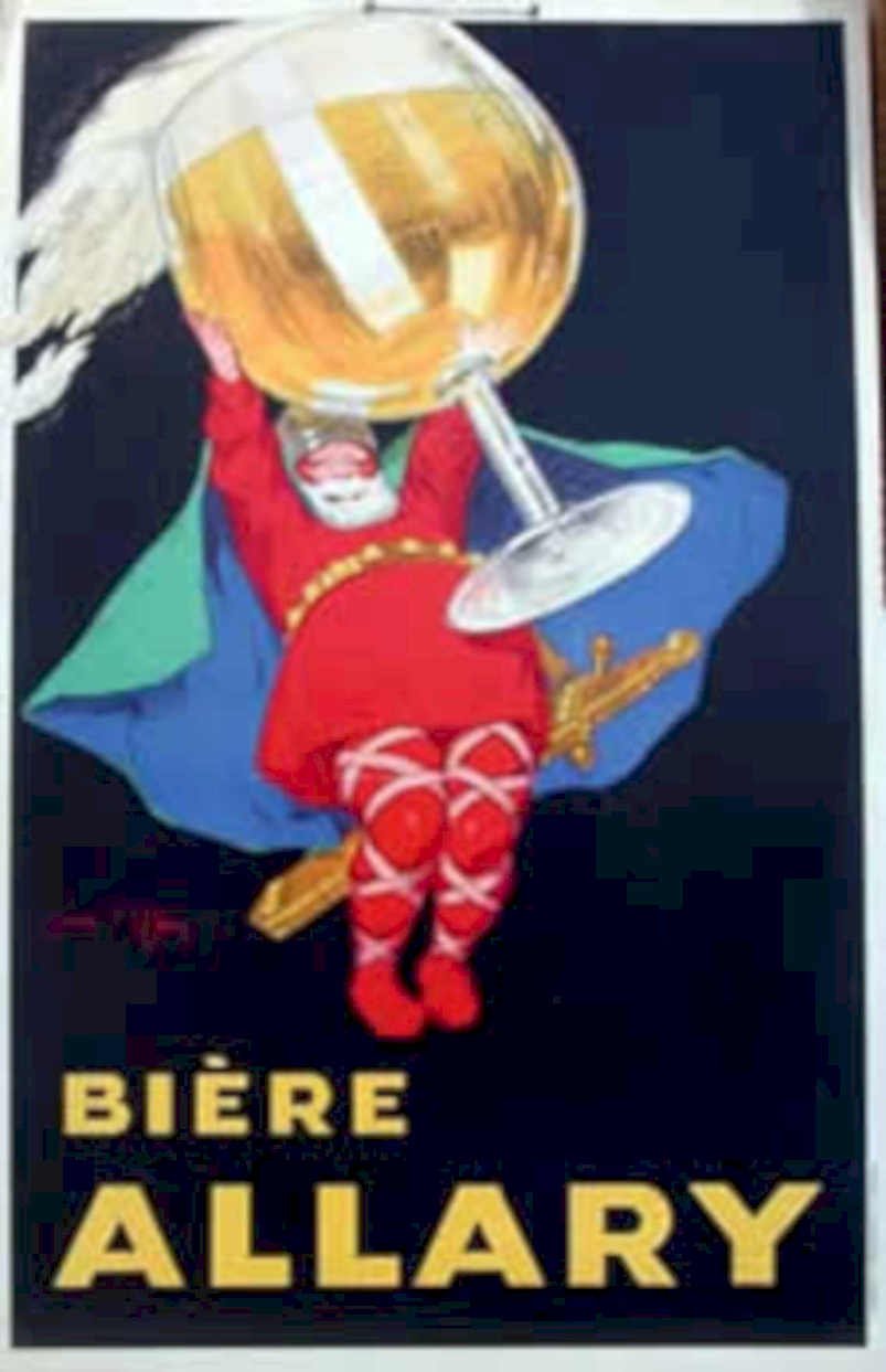 Bier Allary Hero Vintage Retro Advert Poster A4 Photo Print