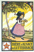 Biere by Hansi Vintage Advert A4 Photo Print