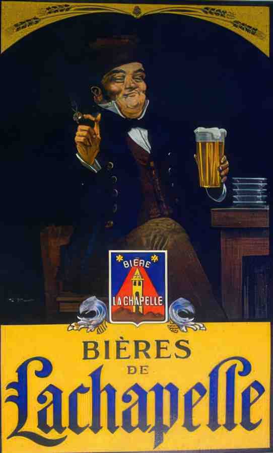 BieresLachapelle Vintage Advert A4 Photo Print