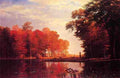 Bierstadt Albert Autumn Woods A4 Photo Print