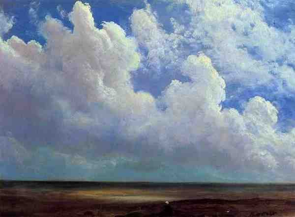 Bierstadt Albert Beach Scene A4 Photo Print