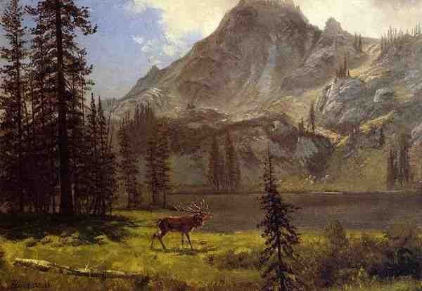 Bierstadt Albert Call Of The Wild A4 Photo Print