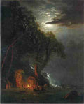 Bierstadt Albert Campfire Site Yosemite A4 Photo Print