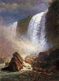 Bierstadt Albert Falls Of Niagara From Below A4 Photo Print