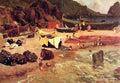 Bierstadt Albert Fishing Boats At Capri A4 Photo Print