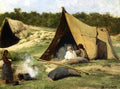 Bierstadt Albert Indian Camp A4 Photo Print