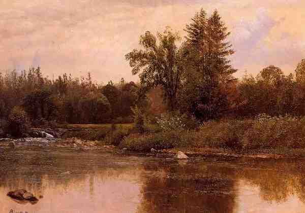 Bierstadt Albert Landscape New Hampshire A4 Photo Print