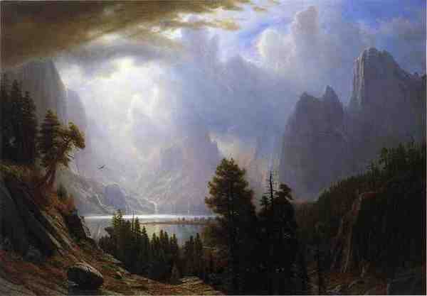 Bierstadt Albert Landscape A4 Photo Print
