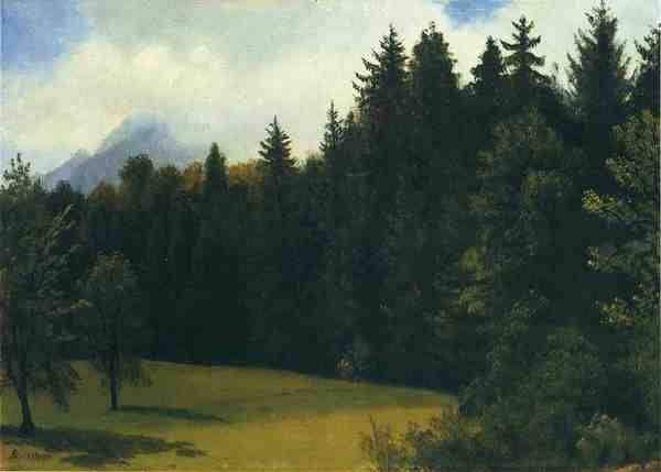 Bierstadt Albert Mountain Resort A4 Photo Print