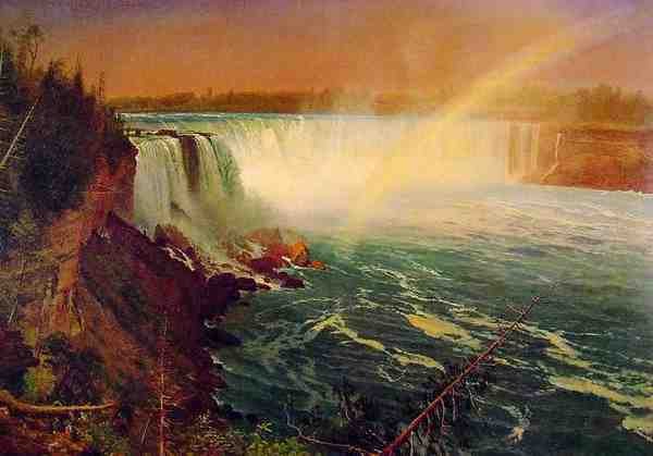 Bierstadt Albert Niagra A4 Photo Print