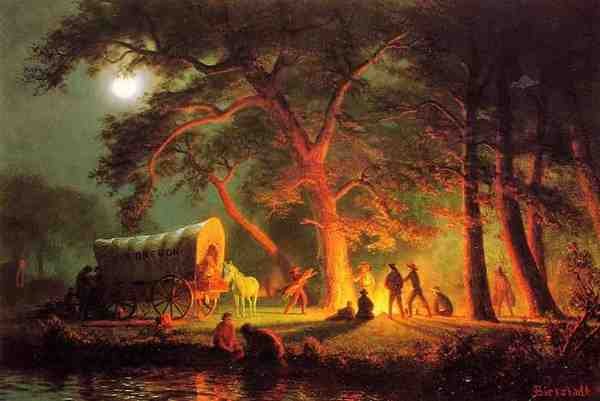 Bierstadt Albert Oregon Trail A4 Photo Print