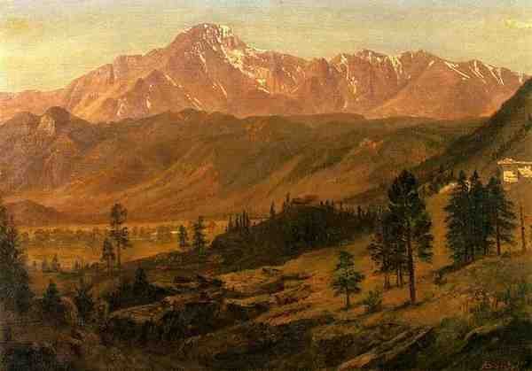 Bierstadt Albert Pikes Peak A4 Photo Print