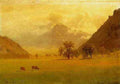 Bierstadt Albert Rhone Valley A4 Photo Print